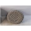 Image 2 : (2) Rope Baskets 8" Tall x 9" Wide