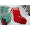 Image 3 : Paper Shred, (2) Christmas Stockings, Canadian Sign - 12" x 6"