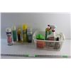 Image 1 : Plastic Basket & Cleaning Supplies - Cannot Be Shipped