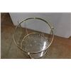Image 2 : *Brass Glass Coffee Table - 21" x 21"