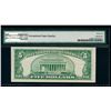 Image 2 : 1953 $5 Silver Certificate PMG 65EPQ
