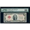 Image 1 : 1928G $2 Legal Tender Note PMG 66EPQ