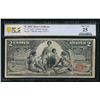 Image 1 : 1896 $2 Educational Silver Certificate PCGS 25