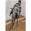 Image 4 : * Custom Metal Crane Decor - 50" Tall
