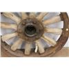 Image 2 : * Antique Wood & Metal Wheel Rim - 24" x 3.5"