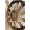Image 5 : * Antique Wood & Metal Wheel Rim - 24" x 3.5"