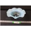 Image 1 : Fenton Opalescent Blue Ombre Hobnail Centrepiece Bowl - 10" x 3.5"