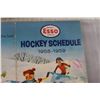 Image 2 : (2) Esso hockey Schedules - 1957-58-59