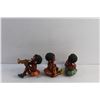 Image 4 : (3) Black Americana Porcelain Figures