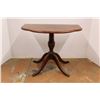 Image 3 : * Wooden "D" Table - 22.25T x 28.25 W x 16.25 D