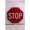 Image 1 : *Metal "Stop" Sign 2' x 2'