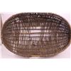 Image 2 : Vintage Wooden Weave Basket 30" Length x 9.5" High