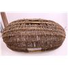 Image 3 : Vintage Wooden Weave Basket 30" Length x 9.5" High