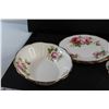 Image 5 : Royal Albert "American Beauty"  7 pc Dish & Bowl Set and Salt & Pepper Shakers