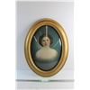 Image 1 : Framed Vintage Portrait Art Print 25'' x 19''
