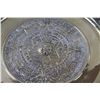 Image 2 : (2) Aztec Calendar Plates w/Mother of Pearl Border - 11.5" Diameter - Marked Mexico Alpaca