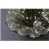Image 3 : Vintage Ribbed Green Art Glass Bowl - 8" x 3.5"