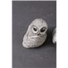 Image 2 : (3) Wolf Brand Small Owl Figurines