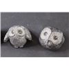 Image 3 : (3) Wolf Brand Small Owl Figurines