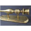 Image 3 : Brass Wall Mount Candle Holder - 15" x 4"