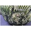 Image 5 : "New Shell" Green Glaze Pottery Majolica Jardiniere Pot - 6" x 7" - Some Wear as Pictured