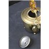Image 3 : Vintage Brass Tea Pot/Kettle - Some Wear on Bakelight Handle as pictured - 5.5" x 5.5"