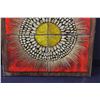Image 3 : Vintage Sunburst Tile Wall Decor - 10" Diameter