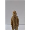 Image 2 : Quebec Folk Art Wood Carving - 13" Tall
