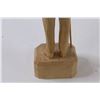 Image 3 : Quebec Folk Art Wood Carving - 13" Tall