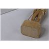 Image 5 : Quebec Folk Art Wood Carving - 13" Tall