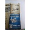 Image 4 : (6) Vintage Minneapolis Moline Company Repair Catalog and Operation & Maintenance Manuals