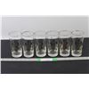 Image 1 : (6) Vintage Curling Glass Tumblers
