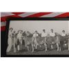 Image 2 : Vintage Agricultural Fair Photo(Glass Broken) - 19" x 7", Hand Canadian and American Flags