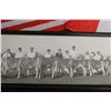 Image 3 : Vintage Agricultural Fair Photo(Glass Broken) - 19" x 7", Hand Canadian and American Flags