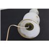 Image 5 : Vintage Satin Glass Boudoir Lamp - Consigner Says Works