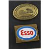 Image 2 : (2) Esso Belt Buckles, Bottle Opener, Keychain
