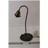 Image 1 : Vintage Water Lily Lamp - As Is No Bulb