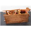 Image 4 : Wooden Cow Carriage Decoration