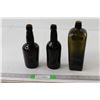 Image 1 : Cased Gin Vintage Bottle, (2) Glass Bottles