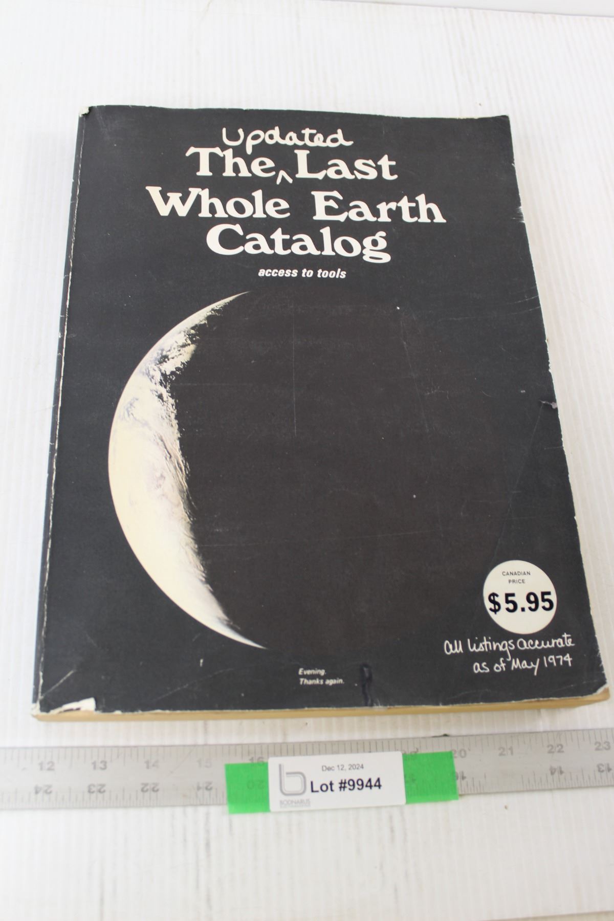 Updated The Last Whole Earth Catalog Book