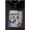 Image 2 : Upper Deck Auston Matthews Platinum Hockey Card & Hematite Toronto Maple Leaf's Necklace