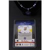 Image 3 : Upper Deck Auston Matthews Platinum Hockey Card & Hematite Toronto Maple Leaf's Necklace