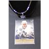 Image 2 : Upper Deck Sergei Berezin Premier Hockey Card & Hematite Toronto Maple Leaf's Necklace