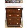 Image 1 : * Antique Four Drawer Dresser w/ Bakelite & Metal Handles - 43" x 30" x 18" - Some Wear