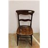 Image 1 : * Antique Wood Chair - 35" Back & 17.5" Seat Height