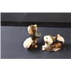 Image 5 : (2) Vintage Ceramic Salt & Pepper Shakers: Squirrel & Flowers w/Bee
