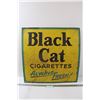 Image 1 : *Black Cat Cigarettes Metal Sign - 24" x 24" - Some Wear