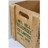 Image 3 : Mel Hill Beverages Co, Regina ,Sk - Wooden Crate - 17" x 13" x 12"