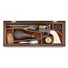 Image 1 : Exceptional Cased, Engraved and Gold & Silver-Plated Colt Model 1860 Army of William John Sturke