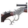 Image 4 : Stevens Pope Model 52 Schuetzen Junior Rifle On 44 1/2 Action